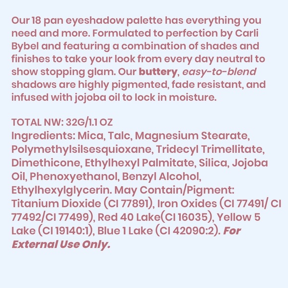 NEW OG The Beauty Bybel Eyeshadow Palette - Carli Bybel - Sealed - Vegan - Picture 10 of 15